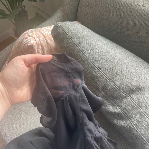 NWT Burberry black pleated silk dress - Picture 8 of 16